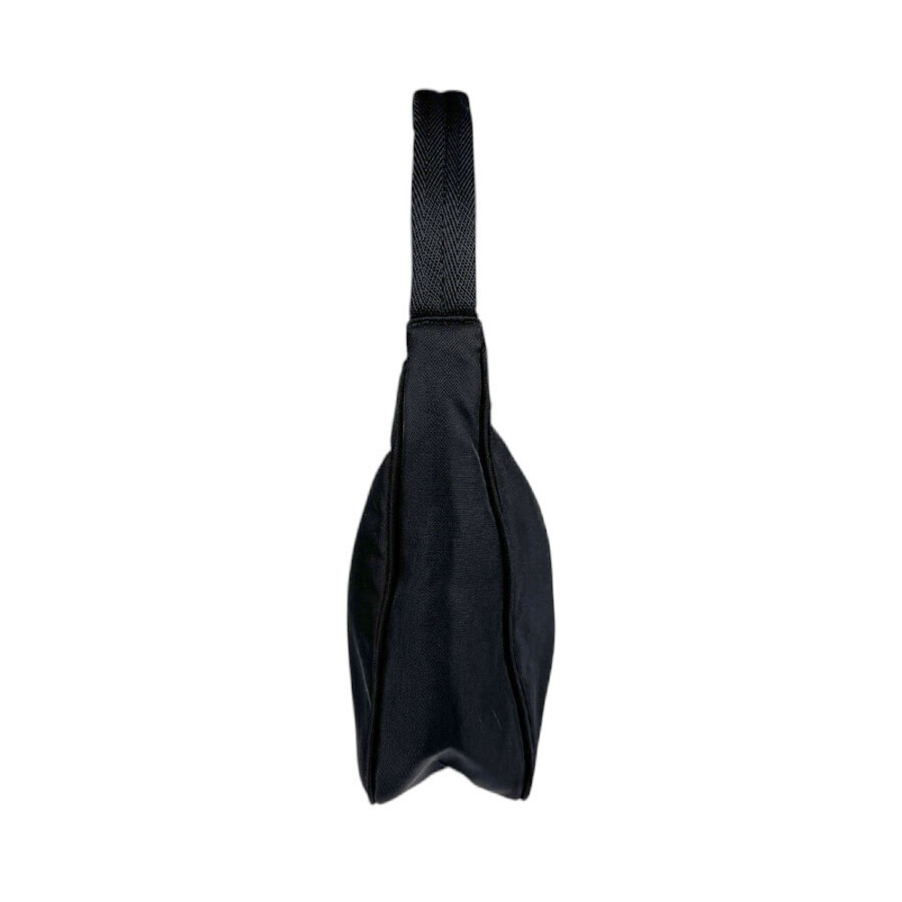 Prada Leather Shoulder Sport Black Tessuto Bag